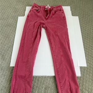 PAIGE Rose Pink Skinny Jeans